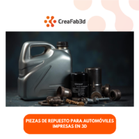 Piezas de Repuesto para Industria Automotriz Impresas en 3D