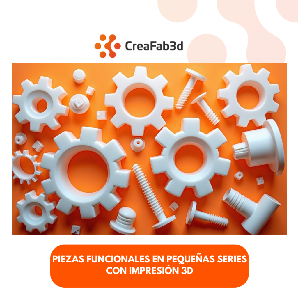 Piezas Funcionales en pequeñas series Con impresión 3D